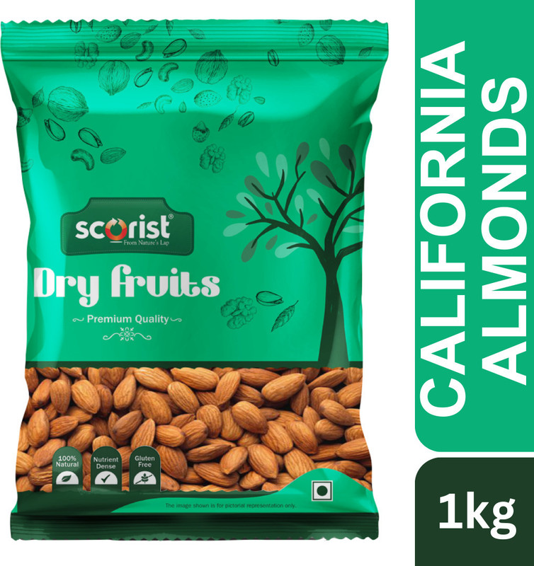 Scorist 1kg Almonds(1 x 1 kg)