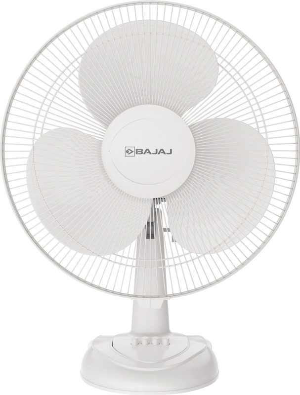 BAJAJ Crest Neo with 2 Year Warranty 400 mm Table Fan(White | Pack of 1)
