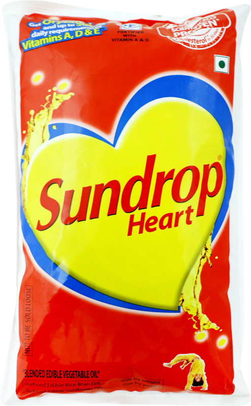 Sundrop Heart Blended Oil Pouch(1 L)