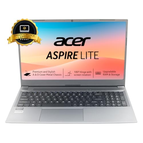 Acer Aspire 3, 13th Gen, Intel Core i3-1305U, 8GB RAM, 512GB SSD, Full HD 14″/35.56cm, Windows 11 Home, Steel Gray, 1.45KG, A324-53, WiFi 6, Intel Graphics, 65W Battery Laptop