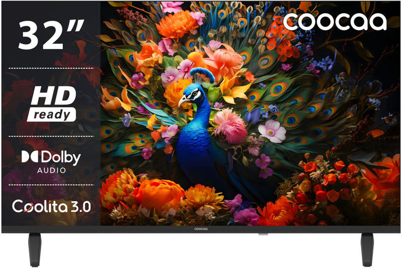 Coocaa S4U Plus 80 cm (32 inch) HD Ready LED Smart Coolita TV 2025 Edition(32S4U Plus)