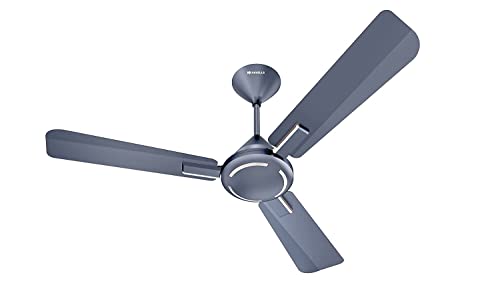 Havells 1200mm Ambrose ES Ceiling Fan | Premium Finish, Deco. Fan, Elegant Looks, High Air Delivery, Energy Saving, 100% Pure Copper Motor | 2 Year Warranty by Brand | (Pack of 2, Cola Espresso Brown)