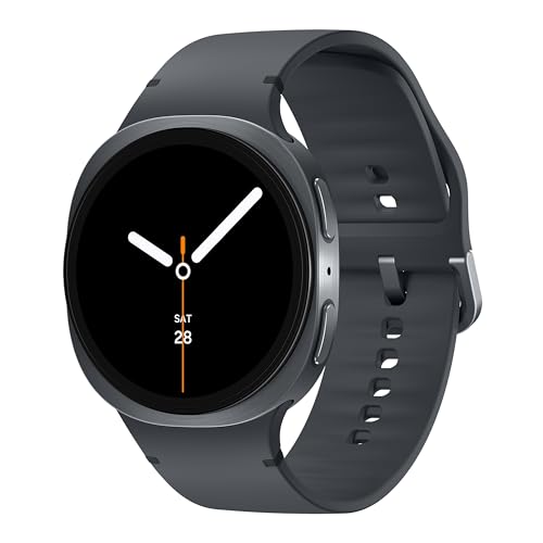 Samsung Galaxy Watch8 (44mm, LTE, Graphite) with 3nm Processor | Dual GPS | Sapphire Glass & Armor Aluminum | 5ATM & IP68 | BP, ECG, IHRN & Vascular Load Monitoring | Anti-oxidant Index