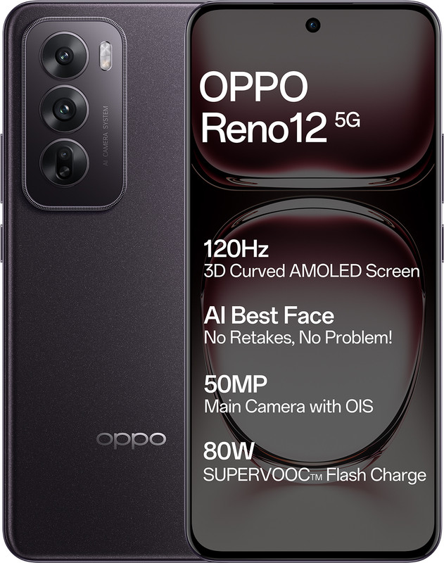 OPPO Reno 12 5G (Matte Brown, 256 GB)(8 GB RAM)