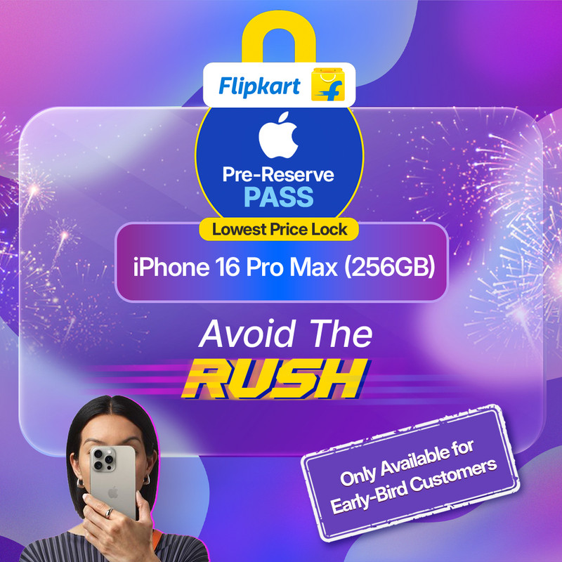 Apple iPhone 16 Pro Max(256GB) Lowest Price Lock Pre-Reserve Pass(Limited Stock Only)