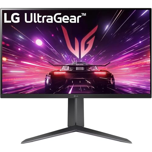 LG Ultragear 27GS65F, 27 inch (68.58 cm), IPS, Full HD 1920 X 1080, 180Hz, Black, 1ms, HDR 10, NVIDIA G-Sync, AMD FreeSync Compatible, DisplayPort, HDMI, HP Out Gaming Monitor
