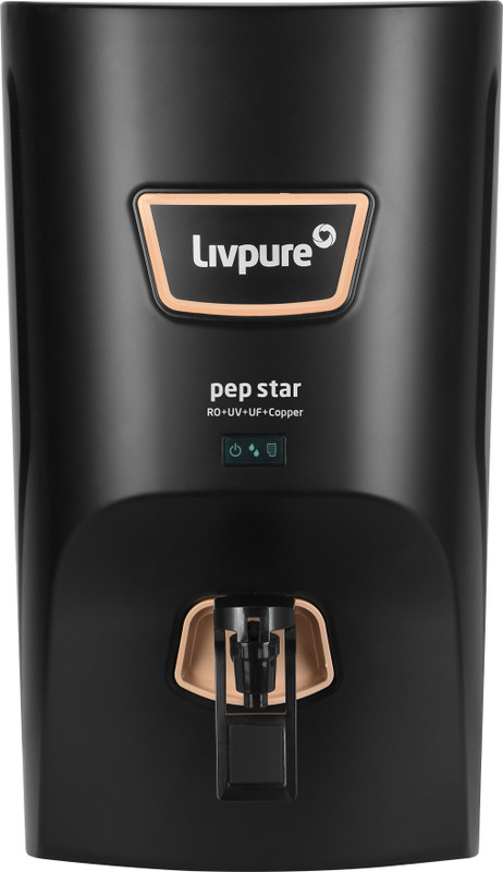 LIVPURE LIV-PEP-PRO-STAR. 7 L RO + UV + UF + Minerals Water Purifier Suitable for all – Borewell, Tanker, Municipality Water(Blue)