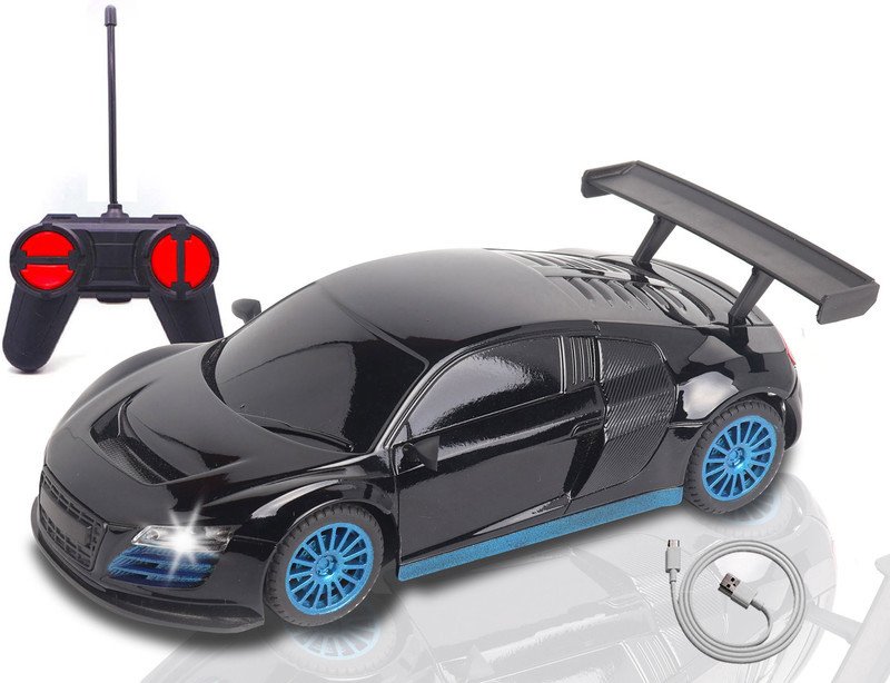 frendo High Speed 1:24 Scale Rechargeable Remote Car for Kids(Black)