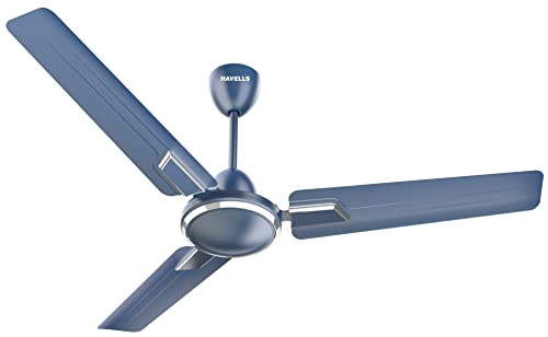 Havells 1200mm Enticer BLDC Prime Ceiling Fan| Compatible with Regulator & Remote| Upto 55% Energy Saving| High Air Delivery | 100% Copper Motor| 2 Years Comprehensive Warranty(Indigo Blue Chrome)