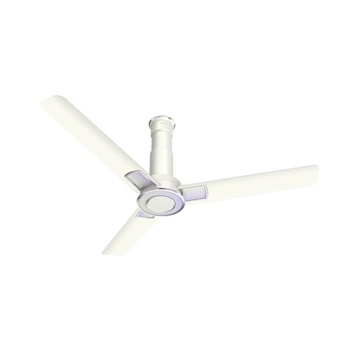 KUHL Fest B1 1200MM Power Saving BLDC Ceiling Fan | 28W | Saves Upto 65% Electricity | BEE 5 Rated & ISI Marked | High Air Flow | Stylish Design | Remote & Regulator Operated | White
