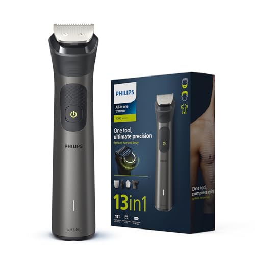 Philips India’s No.1 Men’s Trimmer | Pro Beardsense Technology | Precision Trimming |13-In-1 Modern Man Kit -Face,Body & Private Parts | 3 Year Warranty I 120Min Runtime I MG7920/65,Gray