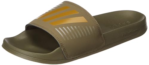 adidas mens CONTARO M OLISTR/FANGO/OLDGOL Slide Sandal – 8 UK (IQ9674)