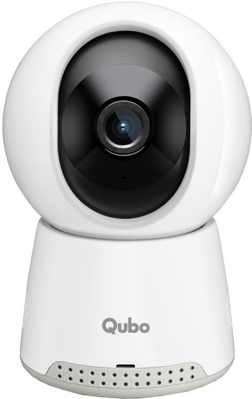 Qubo Smart 360� Q100 | 2K Wi-Fi| 3MP | AI App Alerts | Alarm |Cloud+SD Storage Security Camera(1 Channel)