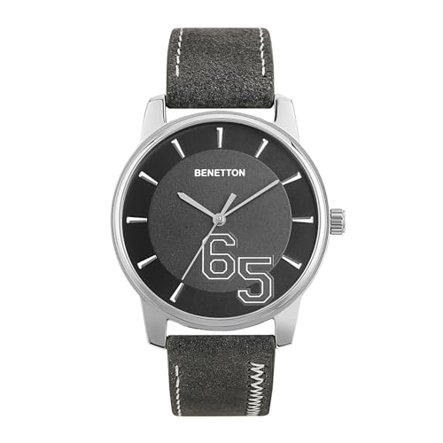 United Colors of Benetton Men Black Round Dial Analog Watch – UWUCG2000