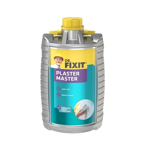 Dr. Fixit Plaster Master Advanced Liquid Waterproofing Compound for Plastering, Internal | External | Ceiling, 5 Litre