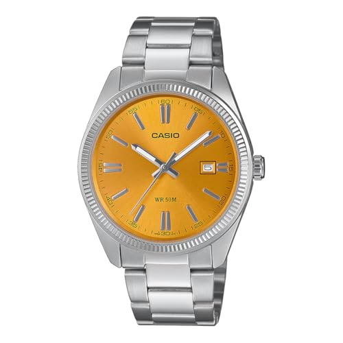 Casio Enticer Men MTP-1302PD-9AVEF Analog Yellow Dial Men (A2369)
