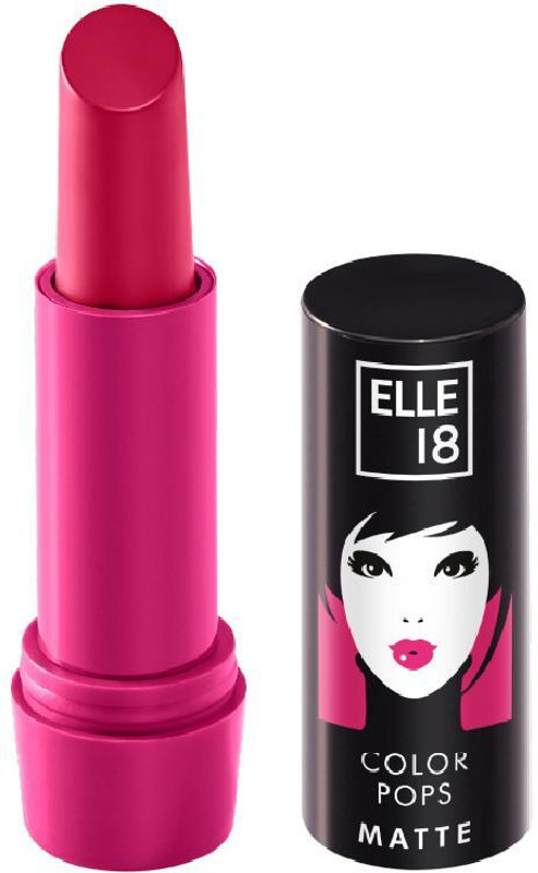 ELLE 18 Color Pop Matte Lip Color P23(Deep Pink, 4.3 g)