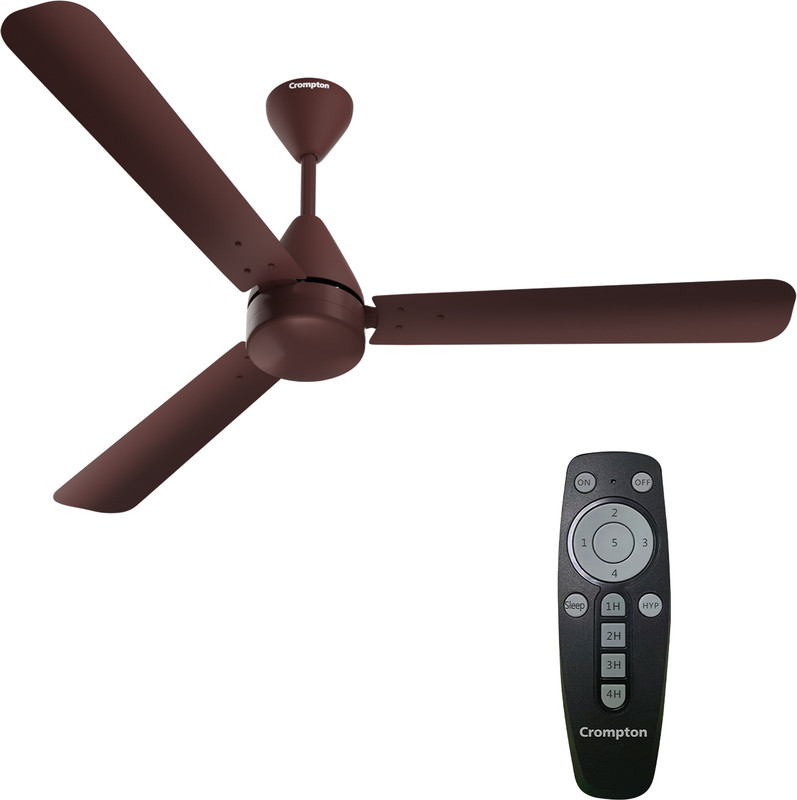 Crompton Hyperjet with 2 Year Warranty Energy Saving 1200 mm Ceiling Fan(5 Star | Brown | Pack of 1)