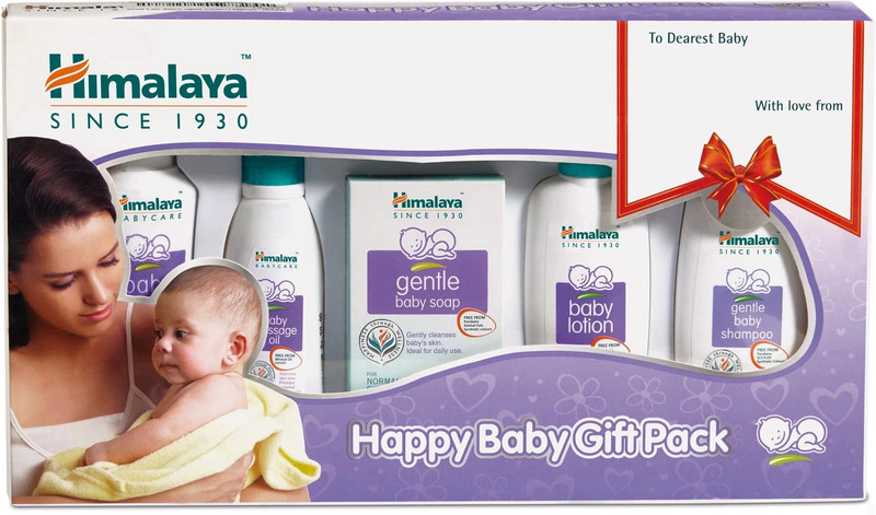 HIMALAYA Happy Baby Gift Pack ( 5 IN 1)(White)