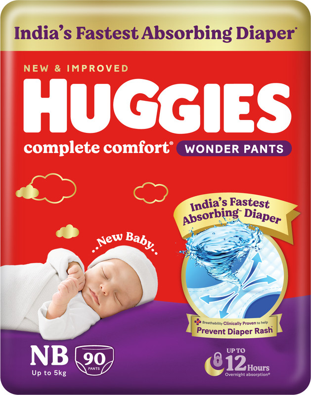 Cuddles – Super Pants Baby Diaper 2X Softer Super Dry Comfort Quick Max Absorption Upto 12 Hrs – L(62 Pieces)