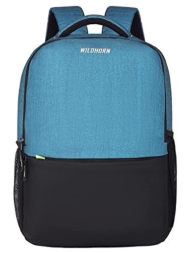 WildHorn 31L Laptop Backpack for Men/Women I Fits upto 15.6″ Laptop I Waterproof I Travel/Business/College Bookbags (Sky Blue)