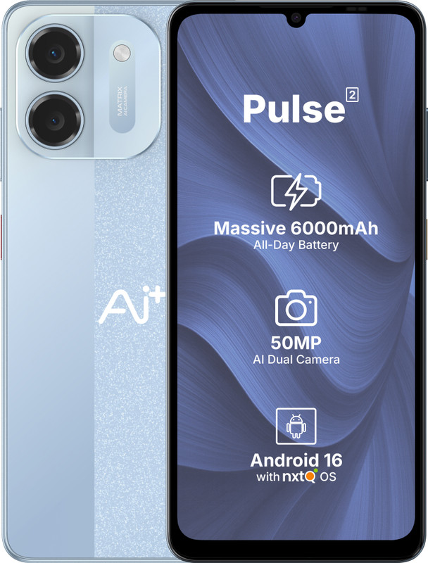 Ai+ Pulse 2 (Blue, 64 GB)(4 GB RAM)