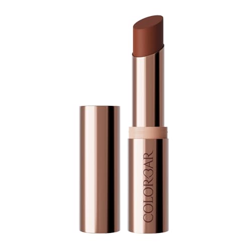 Colorbar Kissproof Lipstick Nude Kiss Lightweight and Matte texture Vegan,Paraben,Mineral Oil,Sulphate,Cruelty Free 3.7g