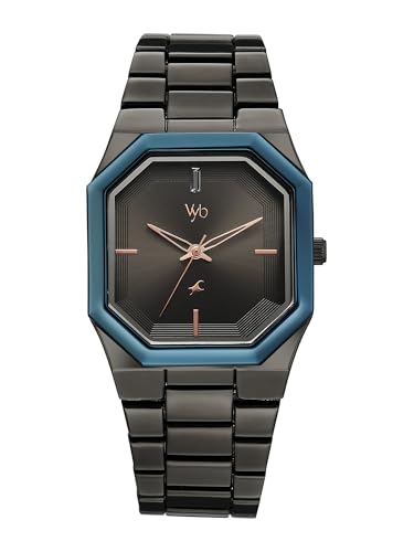Fastrack Vyb Pioneer with Quartz Analog Grey Dial Grey Alloy Strap Watch for Men – FV30048KM01W