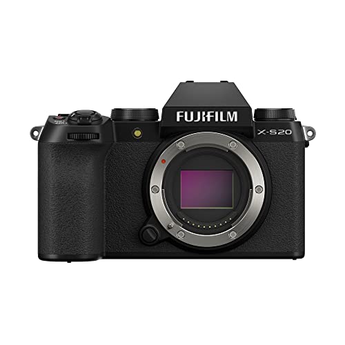 Fujifilm X-S20 26.1MP APS-c X-Trans Sensor|AI Deep Learning|IBIS System Mirrorless Camera|6.2k 30p|Eye/Subject Detection|Product Priority|Background defocus for Content Creation