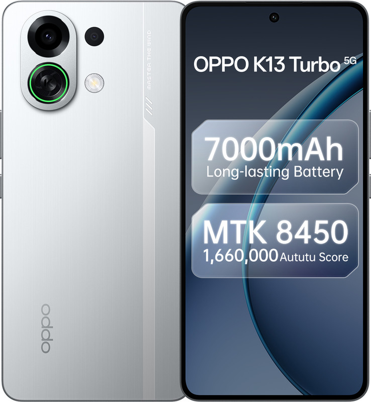 OPPO K13 Turbo 5G (White Knight, 128 GB)(8 GB RAM)