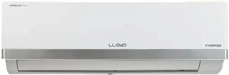 Lloyd 1.5 Ton 3 Star Inverter Split AC (6 in 1 Convertible, Cools Even at 52°C, Clean Filter Indication, Smart 4 Way Swing, White with Silver Deco Strip, GLS18I3KOESR)