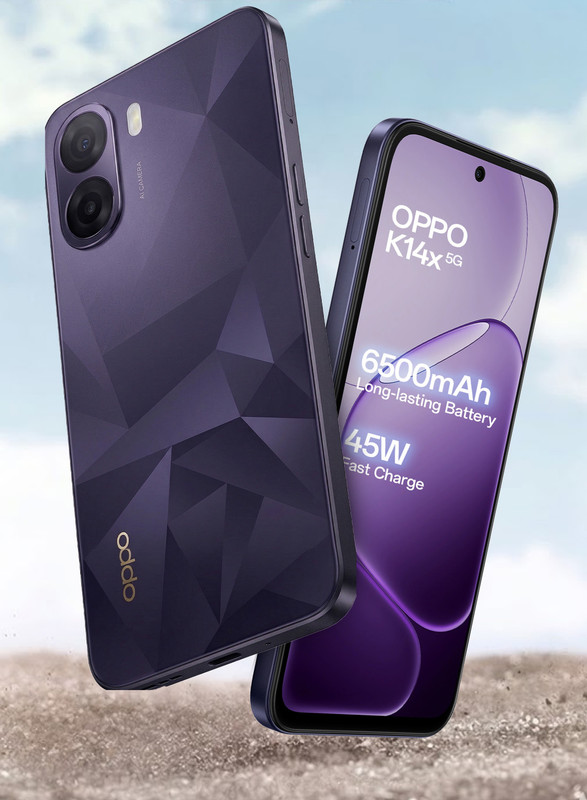 OPPO K14x 5G (Prism Violet, 128 GB)(4 GB RAM)