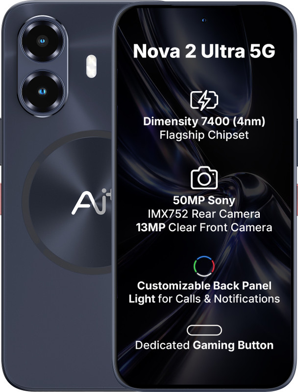 Ai+ Nova 2 Ultra 5G (Black, 128 GB)(6 GB RAM)