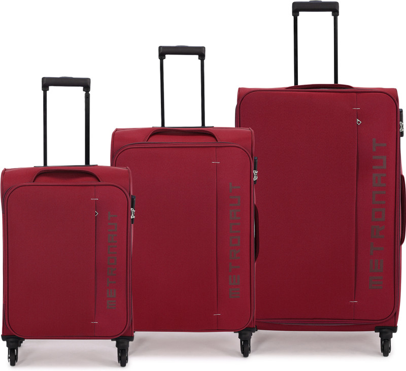 METRONAUT Edge Combo Set-3 (30inch+ 26inch+22inch) Cabin & Check-in Set 4 Wheels – 30 inch