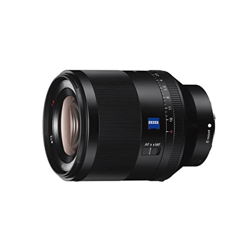 Sony E Mount Planar T* FE 50mm F1.4 ZA Full-Frame Lens (SEL50F14Z) | Standard Prime | for Photography & Videography