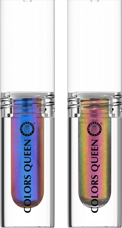 COLORS QUEEN Multichrome Long Lasting & Waterproof Metallic Liquid Eyeshadow Combo Pack of 2 3.6 g(03 – Starlite Stare)