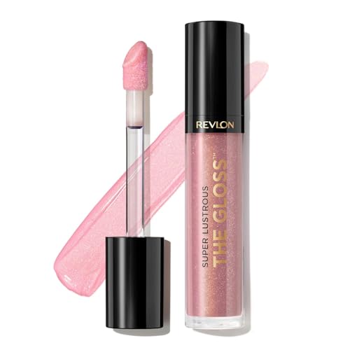 Revlon Super Lustrous The Gloss, Non-Sticky, High Shine Glossy Finish, Lightweight Moisture Enriched With Agave, Moringa Oil Capuacu Butter – Lean In