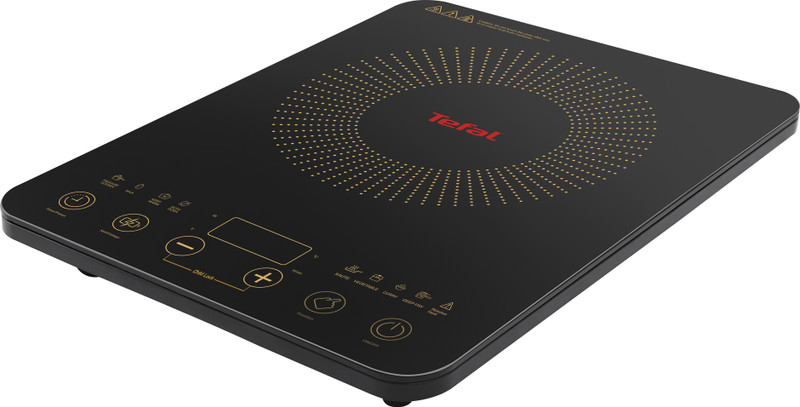 Tefal 2200 W Induction Cooktop Touch Panel(Black, Everyday Slim IH 2200)
