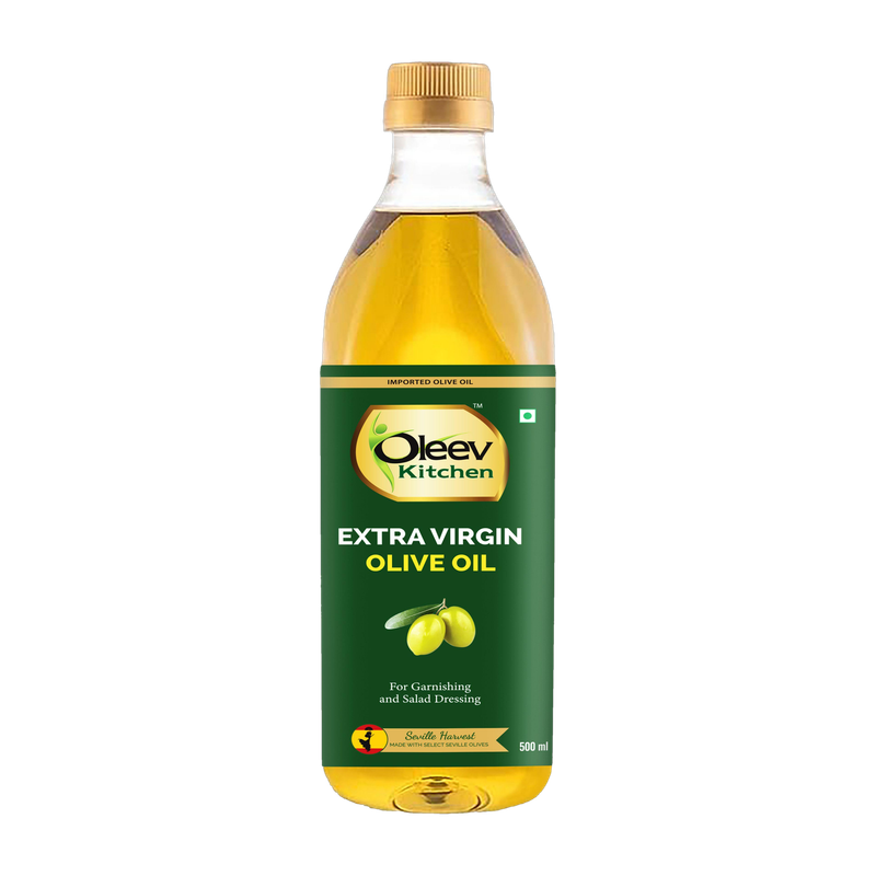 Oleev Extra Virgin Olive Oil Plastic Bottle(500 ml)