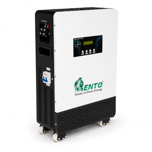 Lento 2100VA 25.6V Solar Hybrid Lithium Battery Inverter | Inbuilt LiFePO4 Battery | Pure Sine Wave UPS | PWM Solar Controller | Home & Office Power Backup | Maintenance-Free Design