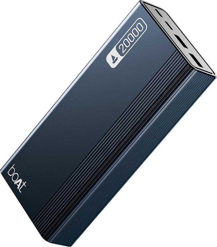 boAt 20000 mAh 22.5 W Compact Power Bank(Midnight Blue, Lithium-ion, Fast Charging, Quick Charge 3.0 for Mobile, Tablet, Earbuds)