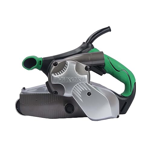 HIKOKI SB8V2S9Z- Corded Belt Sander with 1020 Watts Powerful Motar with Variable Speed Dial, Belt Size – 76 X 533mm, 450 RPM, 4.3 Kg, with Sanding Belt, & Dust Collect Bag Included