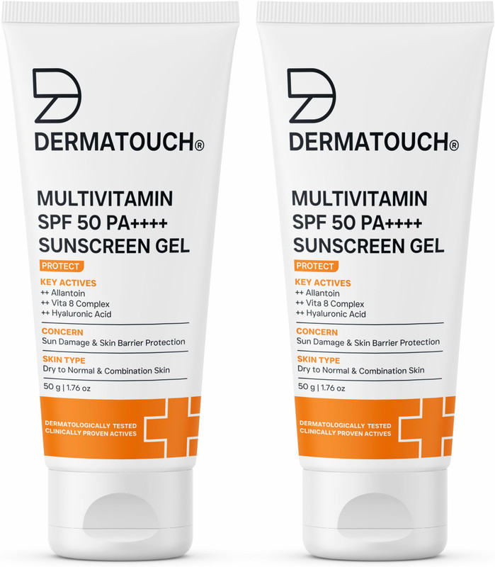 Dermatouch Sunscreen – SPF 50 PA++++ MULTIVITAMIN SPF 50 PA+++ SUNSCREEN GEL(100 g)