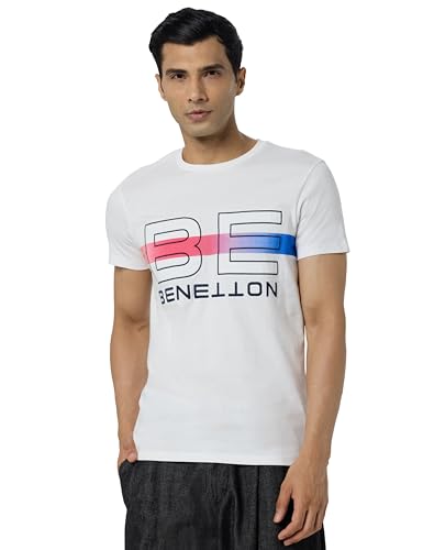 United Colors of Benetton BE Solid Ombre Stripe TEE