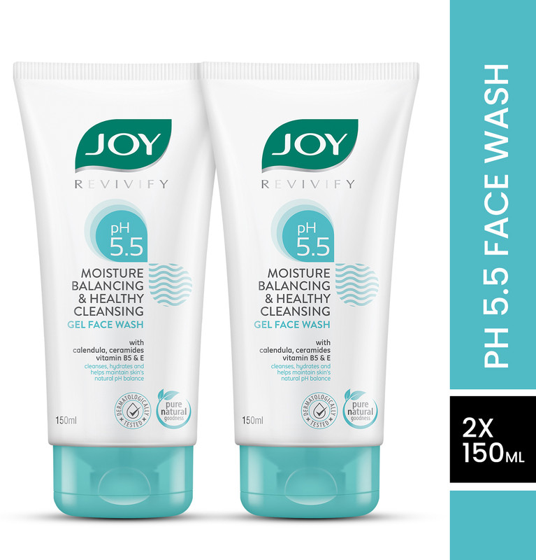 Joy pH 5.5 Hydrating�Gel  for Sensitive Skin With Ceramides Face Wash(300 ml)