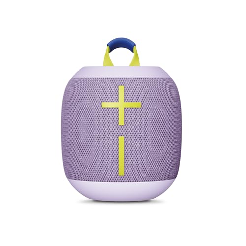 Ultimate Ears WONDERBOOM 4 Portable Waterproof Bluetooth Speaker with Big Bass and 360-Degree Sound, Dustproof Floating Speaker with 40 m (131ft) Range – Enchanting Lilac