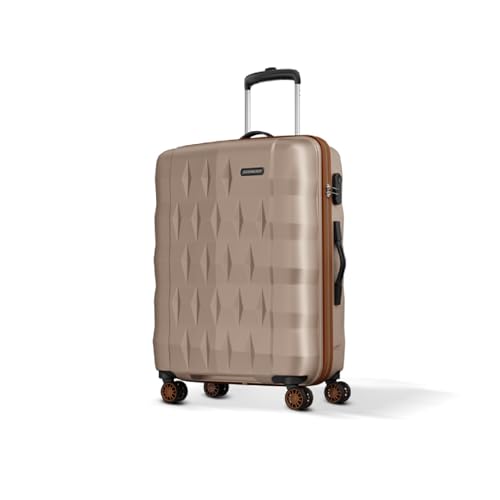 Aristocrat Comet Set of 2 (Cabin+Medium) Hard Case Trolley Bags, Grey