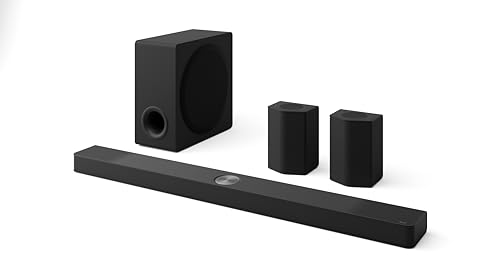 LG S95TR 810W 9.1.5 Channel Dolby Atmos, True Wireless Triple Up-Firing Speaker with Up-Firing Rear Speaker, Home Theater Soundbar with HDMI, Wi-Fi, USB & Bluetooth Connectivity (Black)