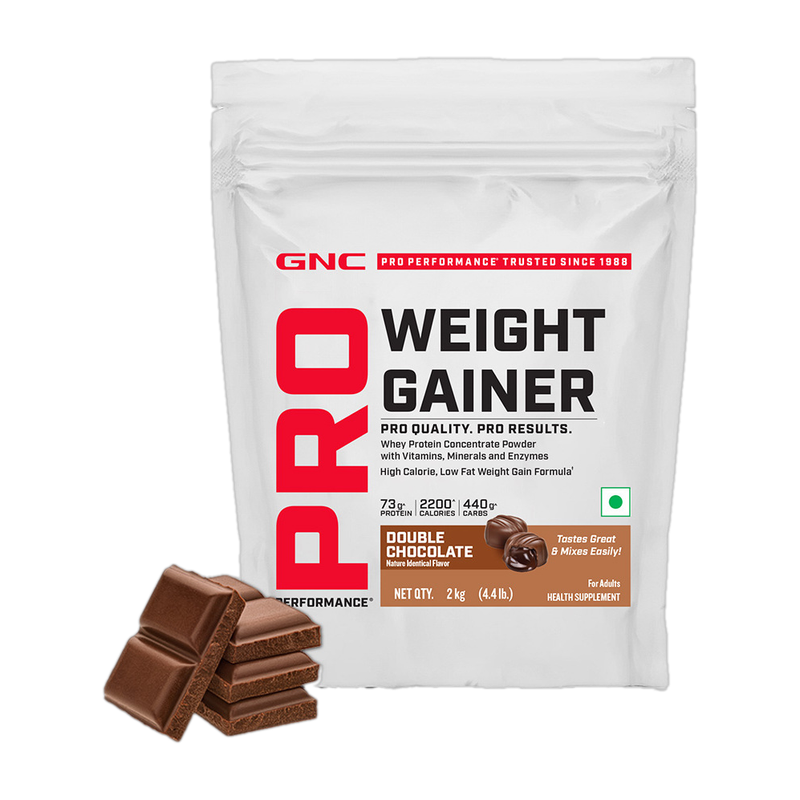 GNC Pro Performance Weight Gainers/Mass Gainers(2 kg, Double Chocolate)