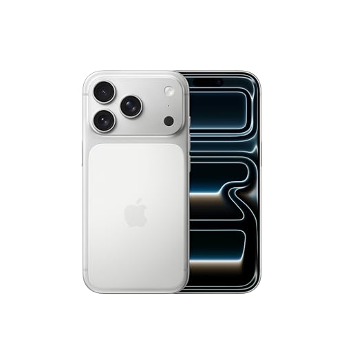 Apple iPhone 17 Pro 256 GB: 15.93 cm (6.3″) Display with Promotion up to 120Hz, A19 Pro Chip, Breakthrough Battery Life, Pro Fusion Camera System with Center Stage Front Camera; Silver